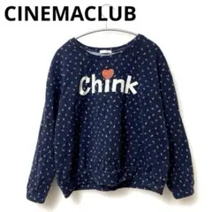 CINEMACLUB レディース ニットトレーナー トップス ネイビー