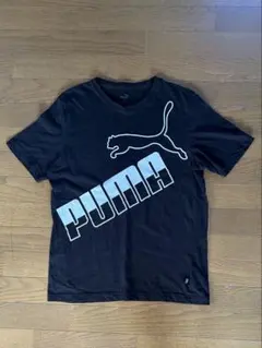 PUMA メンズ Tシャツ ブラック ロゴプリントのサムネイル