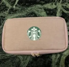 【スターバックス】オンライン限定 リサイクルポリエステル ポーチ ピンク