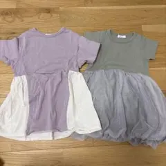 ペアマノン ワンピース 2点セット まとめ売り 90㎝のサムネイル