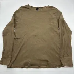GAP ギャップ 長袖カットソー カーキ L