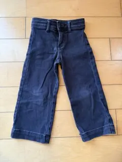 エイチアンドエム デニム 黒デニム フレアパンツ 90cm