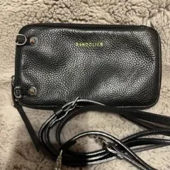 BANDOLIER エキスパンデッドポーチ　ブラック&ゴールド