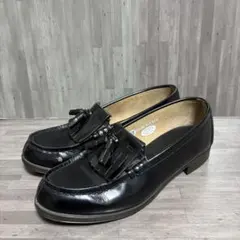 HARUTA タッセル ローファー ブラック 24.5cm