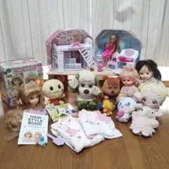 ヘアメイクアーティストとリカちゃんハウスといないいないばあっ ぬいぐるみセット他