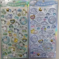 サンリオベビー　うるちゅるポップシール　ポチャッコ　シナモロール