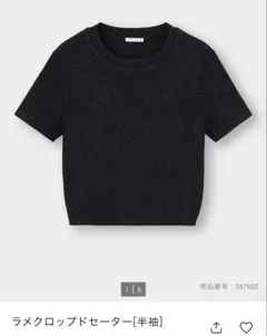 G U⭐️ ラメクロップドセーター