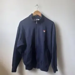 FILA ネイビー ジップアップ トレーナー サイズ7
