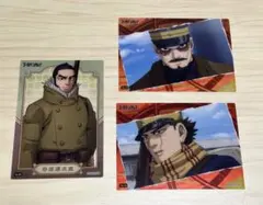 お値下げ中！ゴールデンカムイ　クリアカード　谷垣源次郎　鶴見中尉　杉元佐一