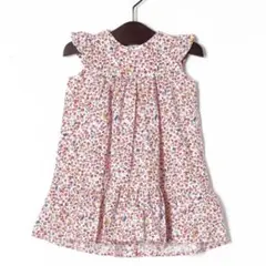PETIT BATEAU プチバトー フラワープリント ワンピースのサムネイル