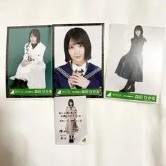 森田ひかる 生写真 3枚＆ローソン フォトカード まとめ売りのサムネイル