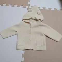 baby GAP フード付きアウター 6-12ヶ月 アイボリー