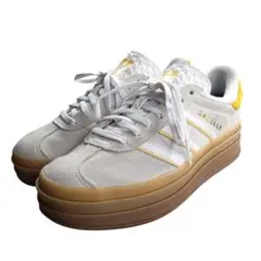 adidas Gazelle bold ホワイト×イエロー 23.0cmのサムネイル