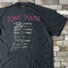 90年代 Sonic Youth Tシャツ ブラック Hanes サイズS - メルカリ