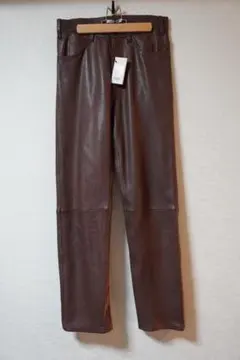 AURALEE 22aw HEAVY LAMB LEATHER PANTS 3のサムネイル