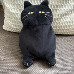 ニトリ デコネコ スマホクッション 黒ネコ 猫