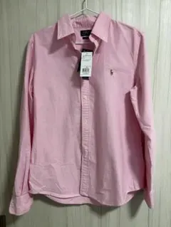 ポロラルフローレン　ピンクシャツ