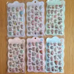 ラブブ　ボンボンドロップシール6点セット