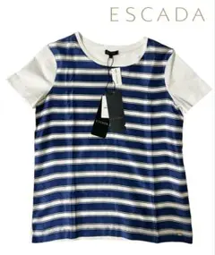 新品✳︎ESCADA綿シルク100%半袖カットソーのサムネイル