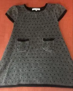 タランティーヌエショコラ　ドット　ワンピース 半袖　110㎝　BEBE べべ