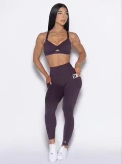 bombshell sportswear ボムシェル レギンス　S Bombshell Sportswear High Waist Brazilian 7/8 Leggings (as1, Alpha