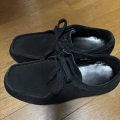 GU ジーユー　モカシンシューズ　27センチ　ブラック　ワラビー似