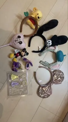 ディズニーキャラクター カチューシャ 8点セット