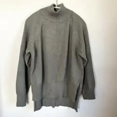 SENSE OF PLACE ストレッチハイネックルーズセーター