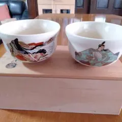 歌仙古今集 一双茶碗 宮地英香作 共箱 抹茶碗（24y） - メルカリ