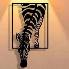 ウォールアート　ゼブラ　インテリアウォール