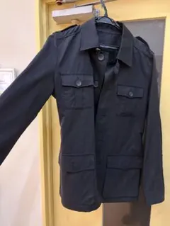 COMME CA DU MODE ブラック ミリタリージャケット