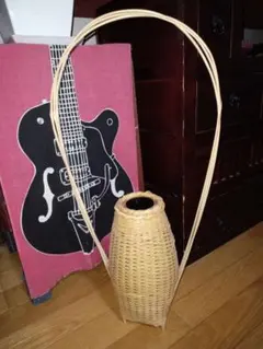 籐製手編み花瓶