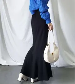 me+em select ミームセレクト　サイドスリットロングマーメイドスカート