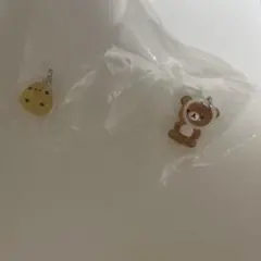 リラックマ　クリアマスコットチャーム きいろいとり　リラックマ