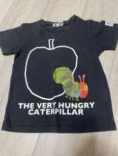 はらぺこ青虫　ERIC CARLE Tシャツ 黒色 110cm