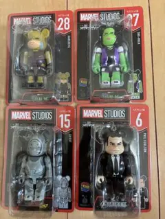 ベアブリック marvel ハッピーくじ　28 27 15 6 まとめ売り⭐︎
