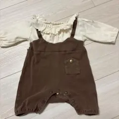 Buddly Lee ブラウンロンパース・カバーオール