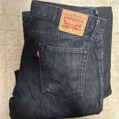 LEVI’S 514 W34 L32 ブラックデニム