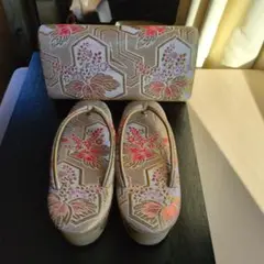 着物用バッグと草履のセット