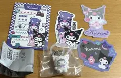 クロミ　サンリオ　 めじるしアクセサリー　ふわふわスノー　ダイカットステッカー