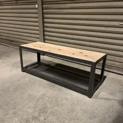 アイアン家具　2段ラック　未塗装　試作品