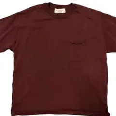 AUTHENTIC WEAR バーガンディ Tシャツ Mサイズ