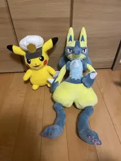 ポケモン　ピカチュウ　黄色いルカリオ ぬいぐるみセット