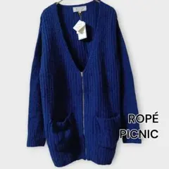 タグ付き／ROPÉ PICNIC／ ジッパーカーディガン M／ ゆったり