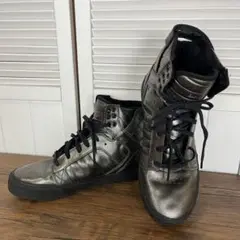 【送料込】SUPRA SKYTOP メタリックグレー ハイカットスニーカー