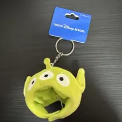 ディズニー　トイストーリー　リトルグリーンメン　ファンキャップ　キーホルダー