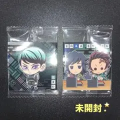 にふぉるめーしょん　鬼滅の刃ディフォルメシールウエハース　冨岡義勇　愈史郎