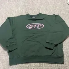 SAINTPAIN スウェット グリーン ピンクロゴ