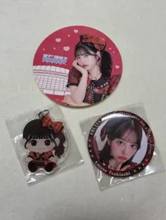 月足天音　めじるしチャーム　ステッカー　東京ドーム　フルーツジッパー