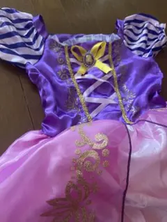 美品！裏地あり！ディズニー•ラプンツェル風 ドレス ハロウィン 150